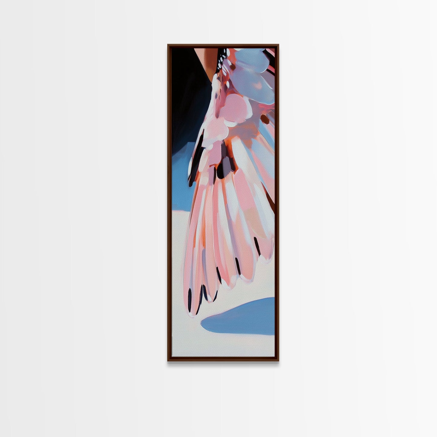 Butterfly Wing, Soft Pastel Art, Nature Inspired, Canvas Print, Modern Wall Decor, Feminine Aesthetic, Bedroom Wall Art, Boho Minimalist