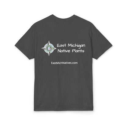 Dry Blend Moisture Wicking Tee Native Plants & Butterfly w/EMNP Logo