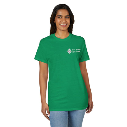 EastMichNatives DryBlend T-Shirt — EMNP Logo Tee for Native Gardeners & Plant Enthusiasts