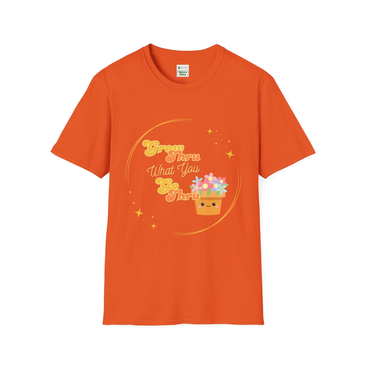 Unisex Softstyle T-Shirt Grow Through What You Go Through