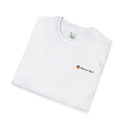 Unisex Softstyle T-Shirt, Native Nut! (Back)