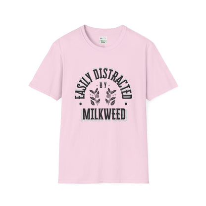 Easily Distracted by Milkweed Soft-Style Tee