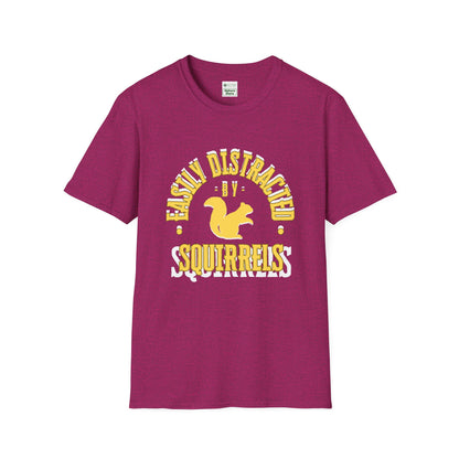 Unisex Softstyle T-Shirt, Distracted by Squirrels