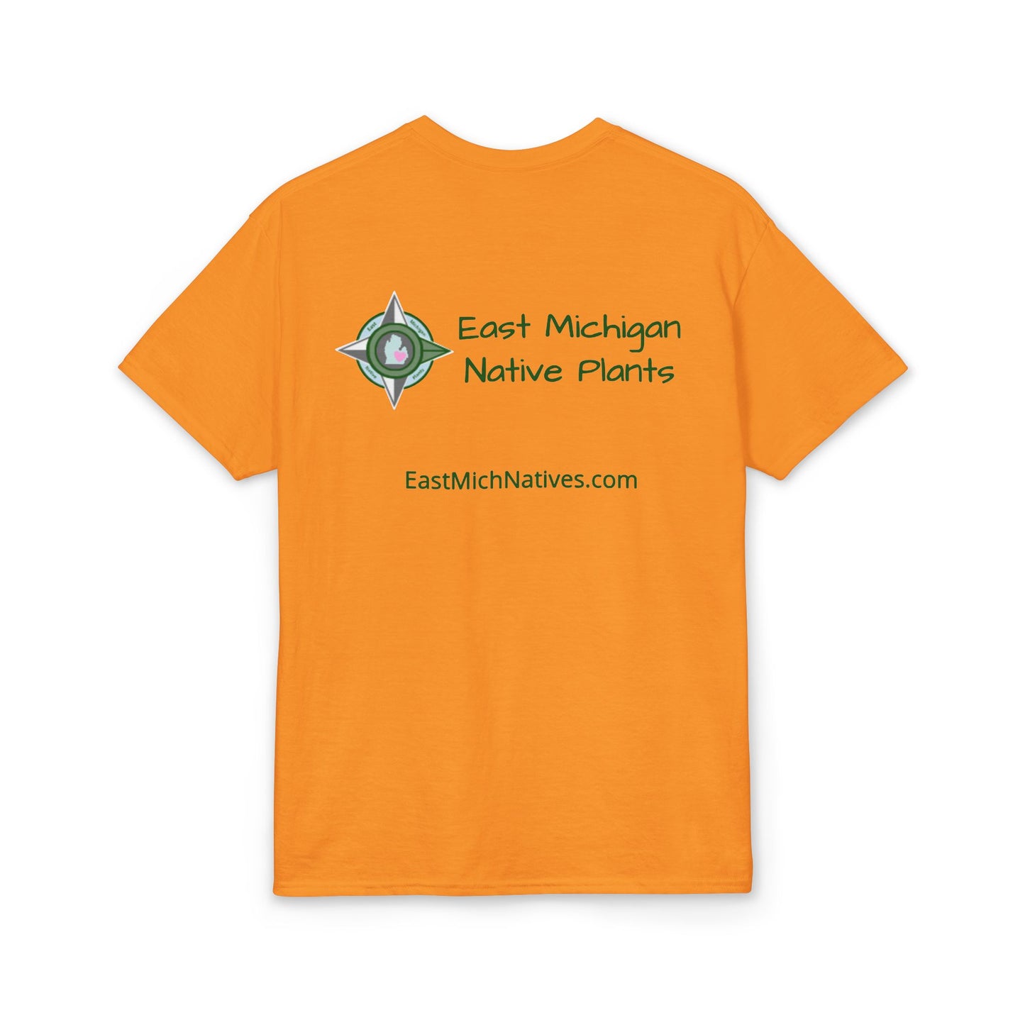 Dry Blend Moisture Wicking Tee Native Plants & Butterfly w/EMNP Logo