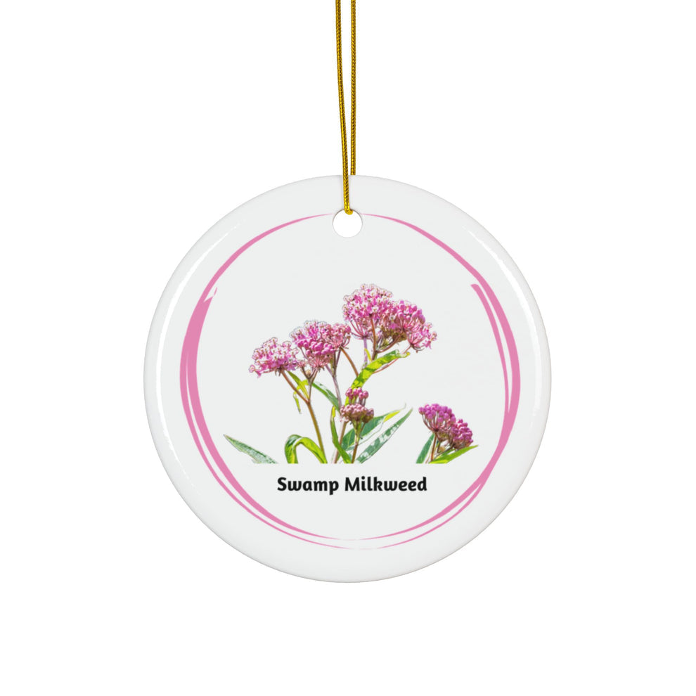 Ceramic Ornament Assortment #2: Cardinal Flower, Milkweed, Aster