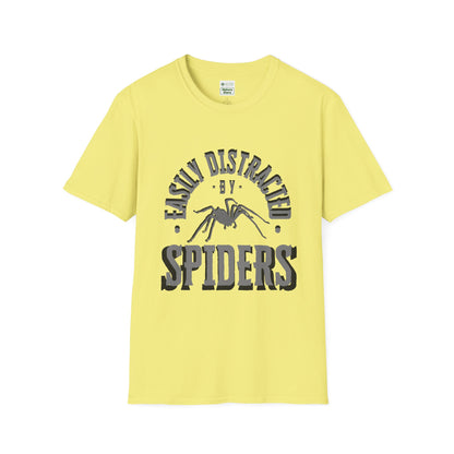 EastMichNatives T-Shirt, Distracted by Spiders
