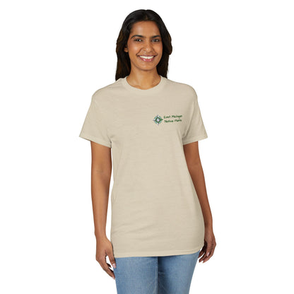 EastMichNatives DryBlend T-Shirt — EMNP Logo Tee for Native Gardeners & Plant Enthusiasts