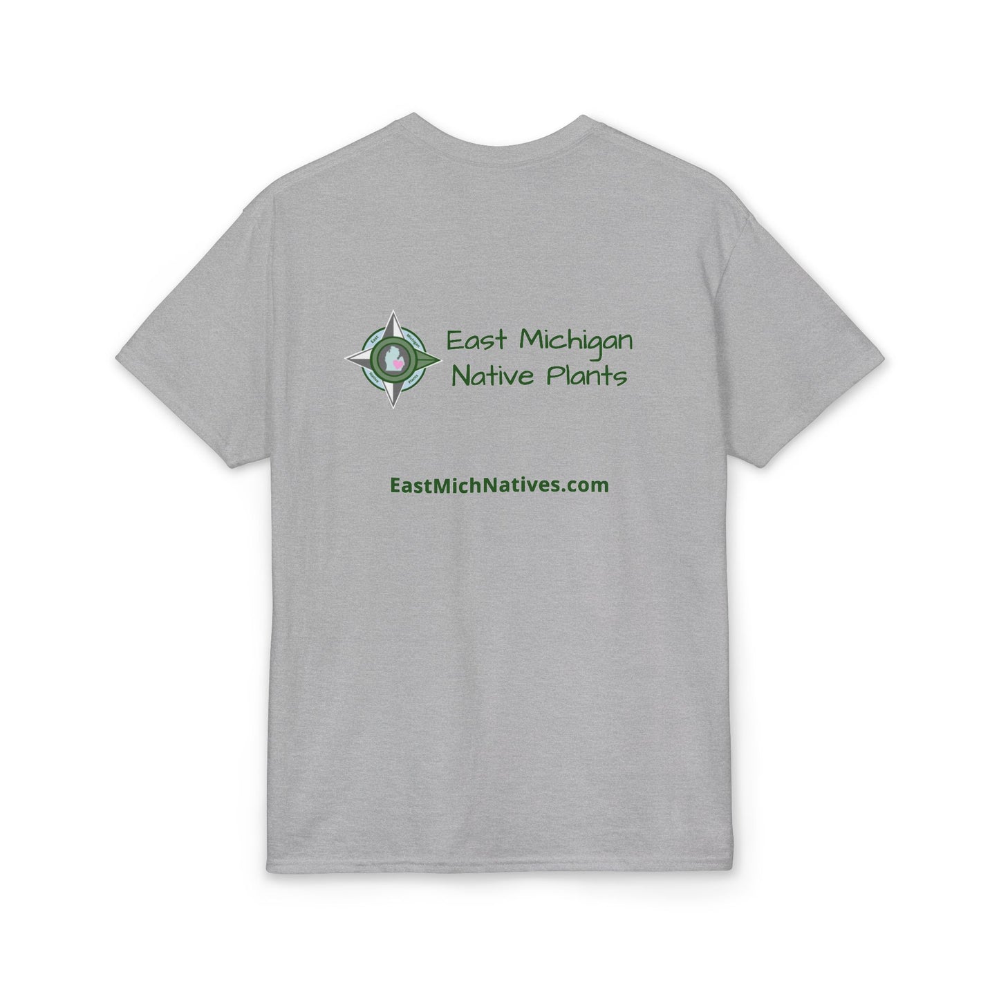 Dry Blend Moisture Wicking Tee Summer Garden w/EMNP Logo on back
