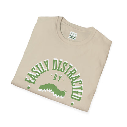 T-Shirt Unisex Softstyle, Distracted by Caterpillars