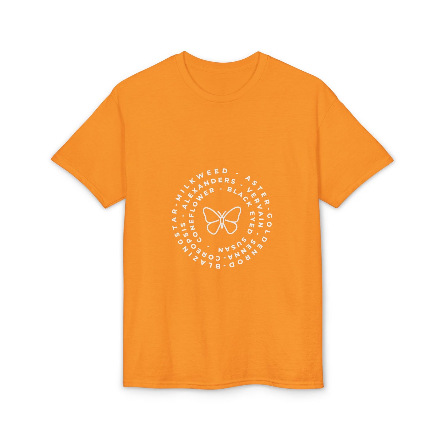 Dry Blend Moisture Wicking Tee Native Plants & Butterfly w/EMNP Logo
