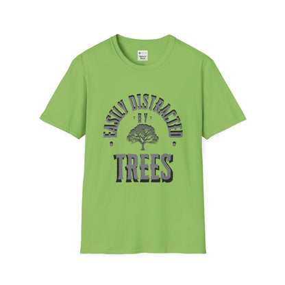 T-Shirt Unisex Softstyle, Distracted by Trees