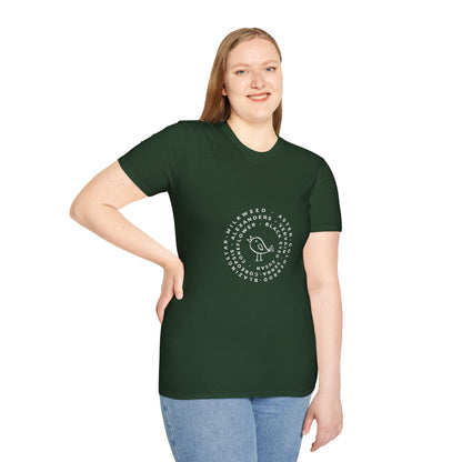 T-Shirt Unisex Softstyle, Native Plants & Birds