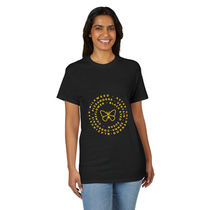 Dry Blend Moisture Wicking Tee Native Plants & Butterfly w/EMNP Logo