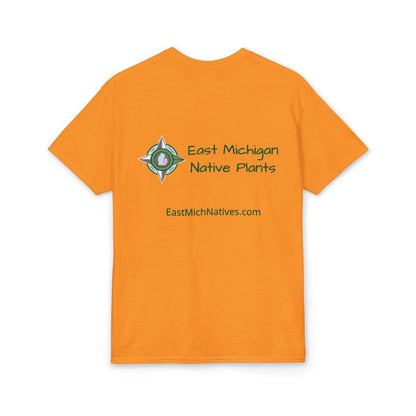 Dry Blend Moisture Wicking Tee Native Plants & Butterfly w/EMNP Logo