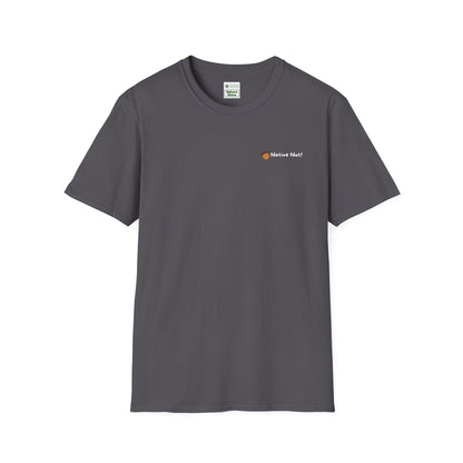 Unisex Softstyle T-Shirt, Native Nut! (Back)