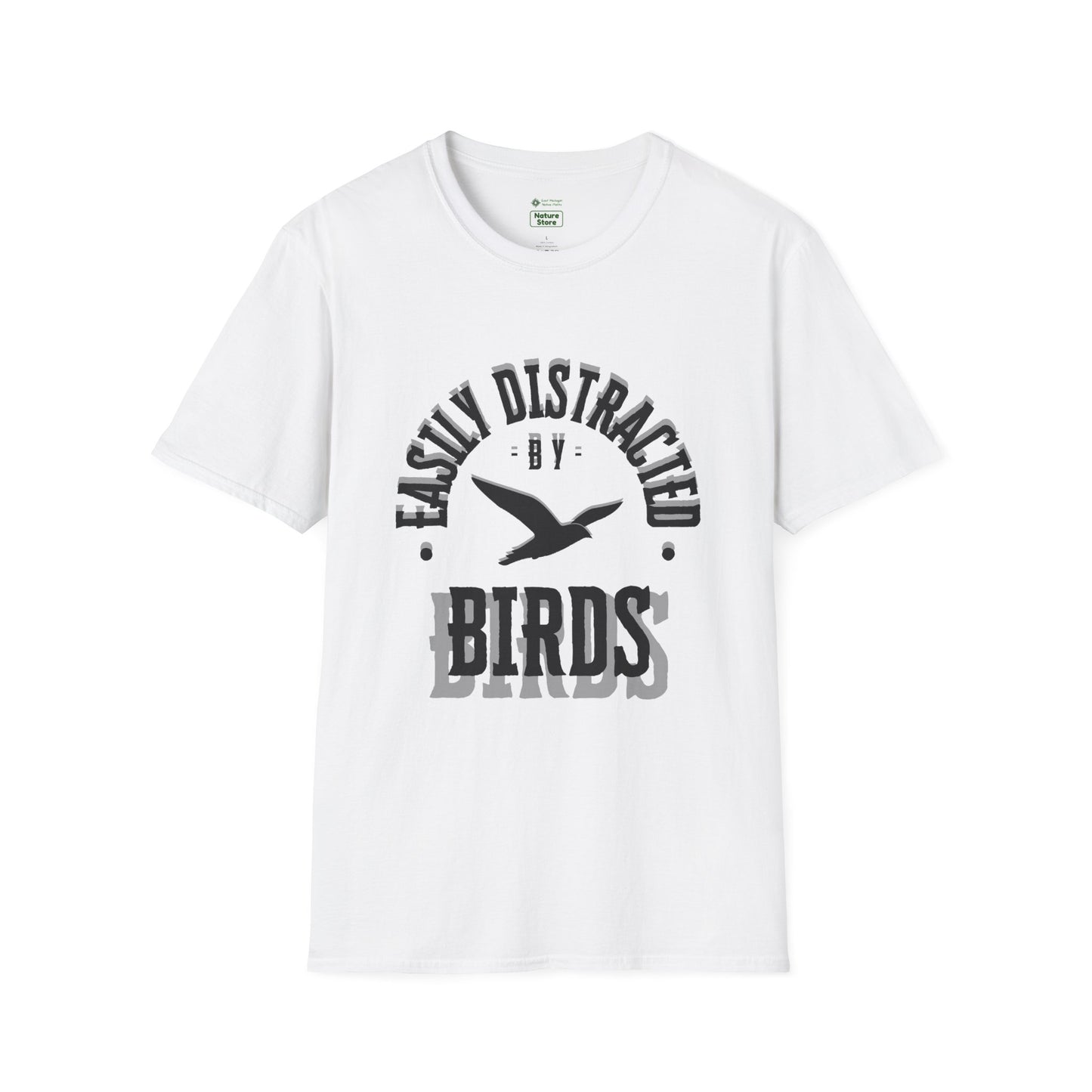 EastMichNatives T-Shirt, Distracted by Birds, Soaring