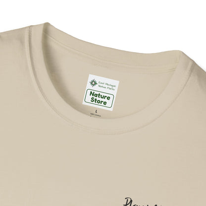 Unisex Softstyle T-Shirt I Love Native Plants, Asters (Back)