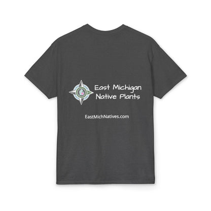 Dry Blend Moisture Wicking Tee Native Plants & Butterfly w/EMNP Logo
