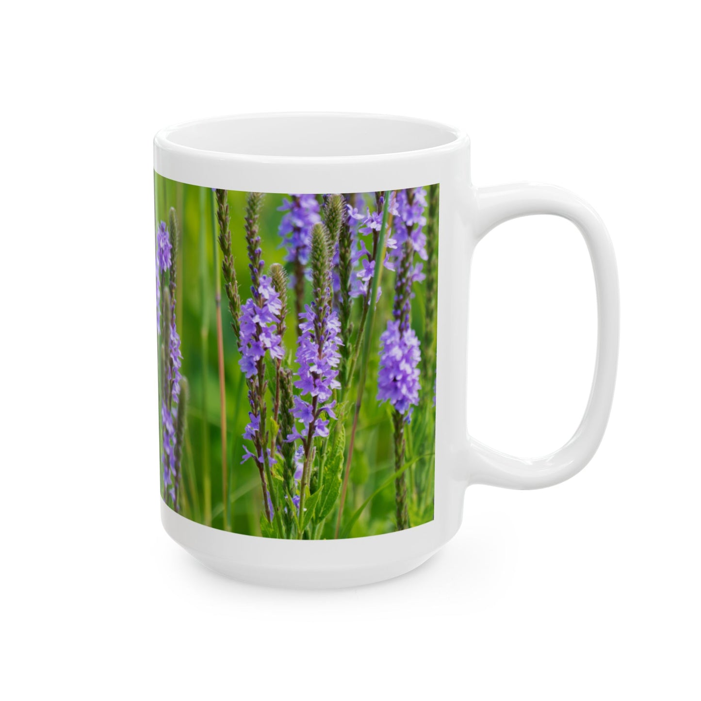Ceramic Mug, (11oz, 15oz), Hoary Vervain
