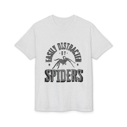 Dry Blend Moisture Wicking Tee "Distracted By Spiders" plus EMNP Logo