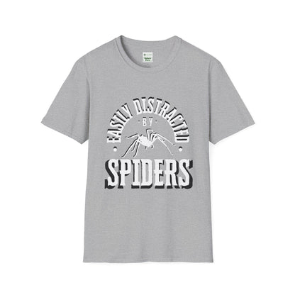 EastMichNatives T-Shirt, Distracted by Spiders