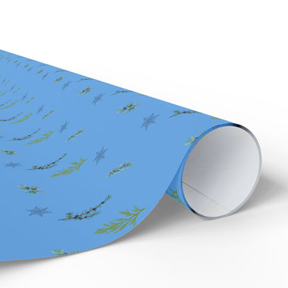 Wrapping Paper, Juniper Berry - Lt Blue
