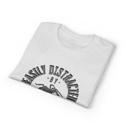 Dry Blend Moisture Wicking Tee "Distracted By Spiders" plus EMNP Logo