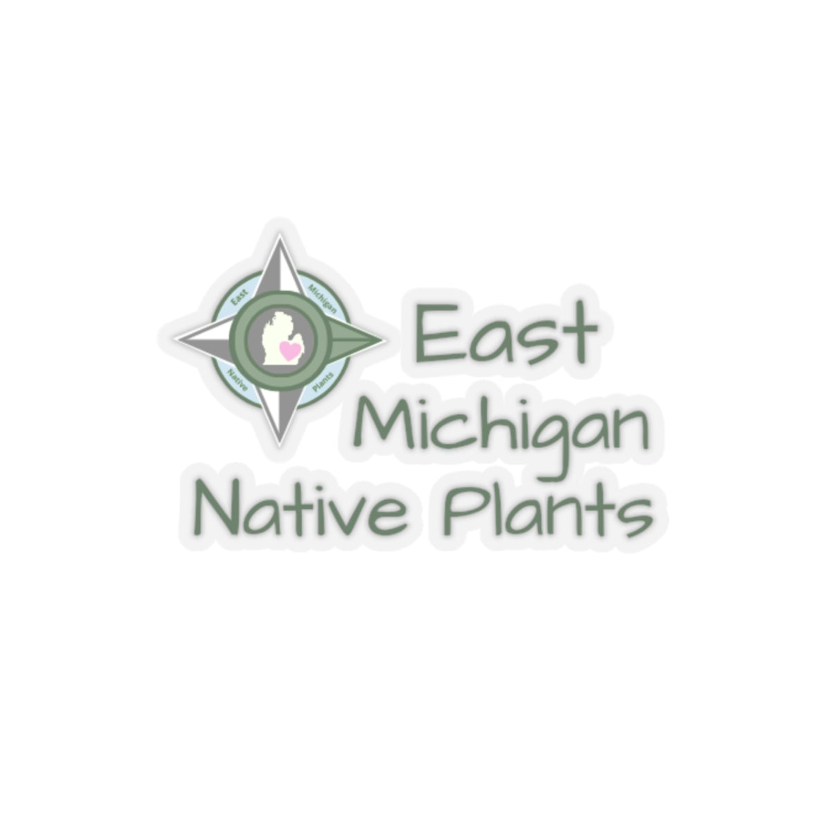 EastMichNatives Stickers, Transparent