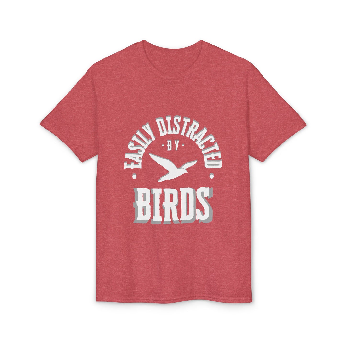 Dry Blend Moisture Wicking Tee "Distracted By Birds" plus EMNP Logo