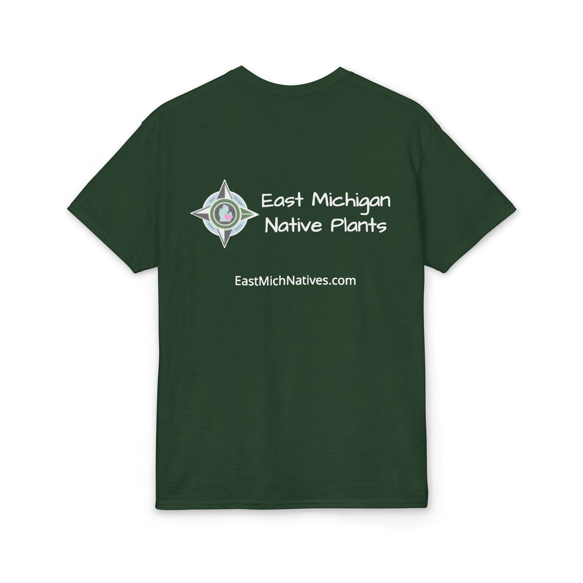 EastMichNatives DryBlend T-Shirt — EMNP Logo Tee for Native Gardeners & Plant Enthusiasts