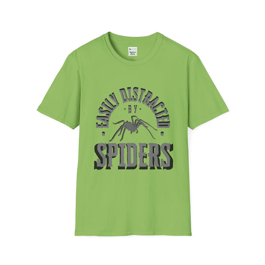 EastMichNatives T-Shirt, Distracted by Spiders