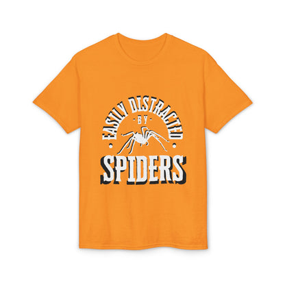 Dry Blend Moisture Wicking Tee "Distracted By Spiders" plus EMNP Logo