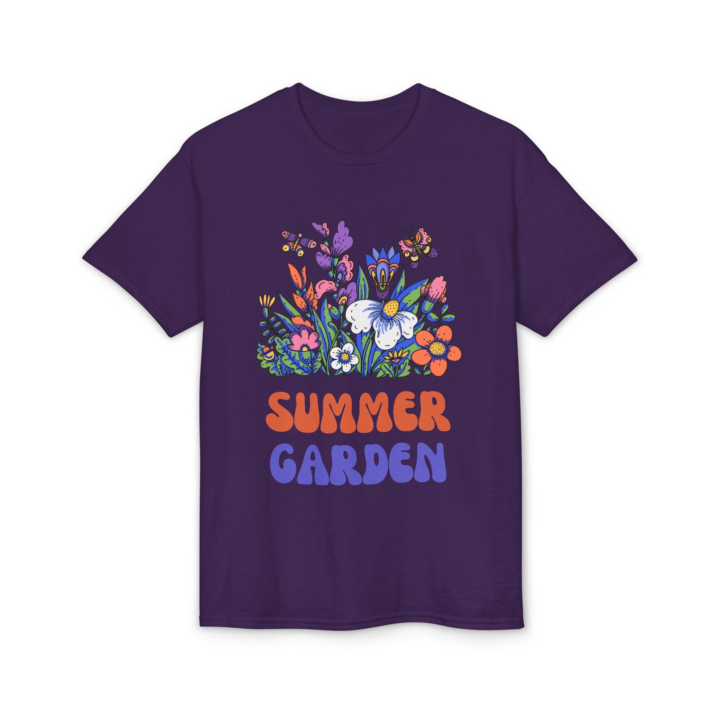 Dry Blend Moisture Wicking Tee Summer Garden w/EMNP Logo on back