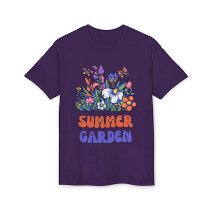 Dry Blend Moisture Wicking Tee Summer Garden w/EMNP Logo on back