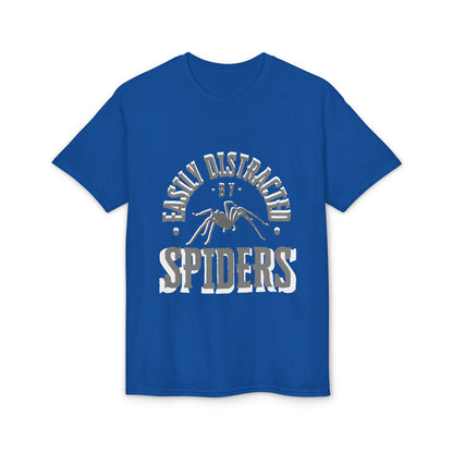 Dry Blend Moisture Wicking Tee "Distracted By Spiders" plus EMNP Logo