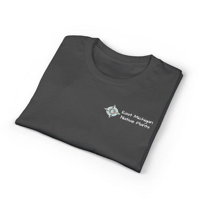 EastMichNatives DryBlend T-Shirt — EMNP Logo Tee for Native Gardeners & Plant Enthusiasts