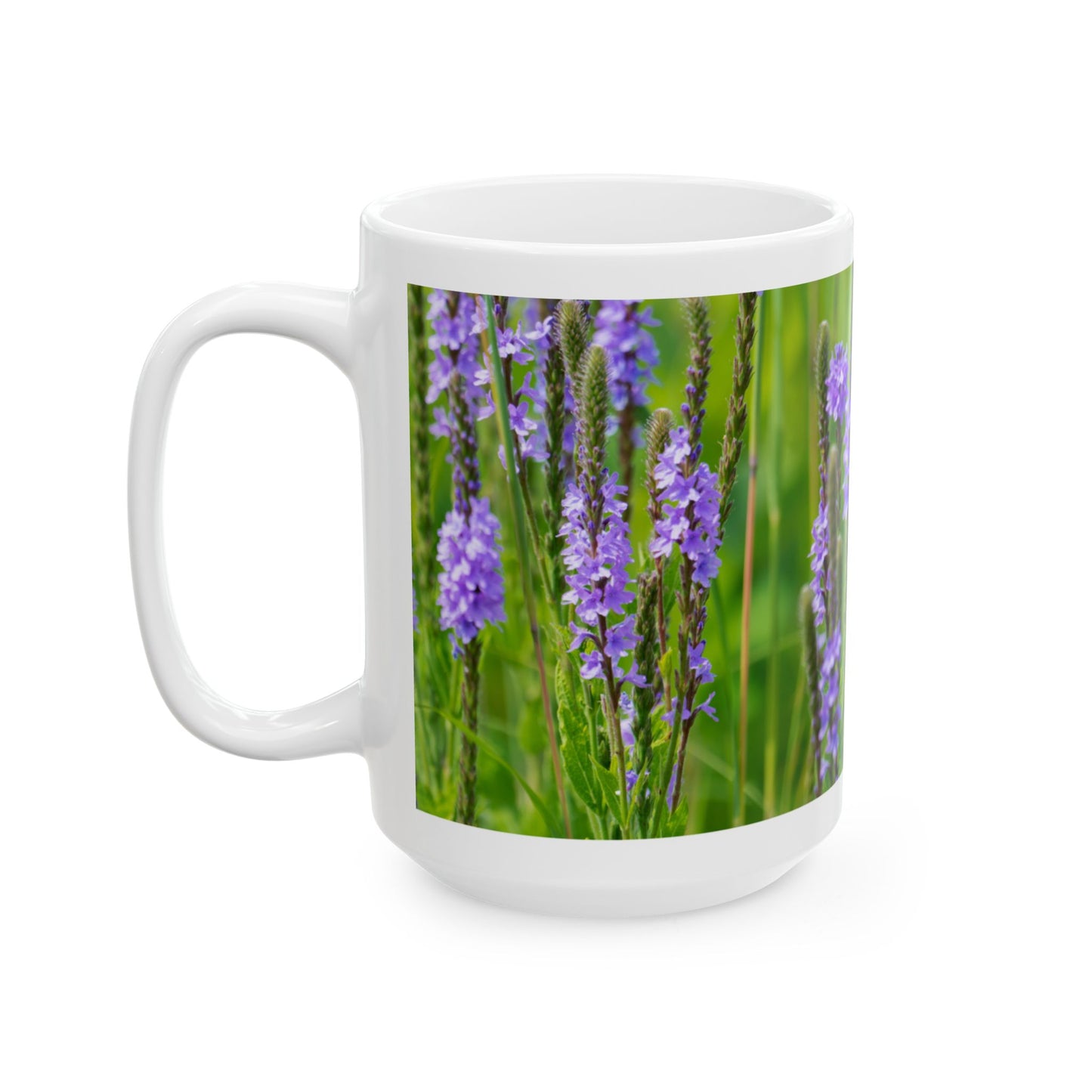 Ceramic Mug, (11oz, 15oz), Hoary Vervain