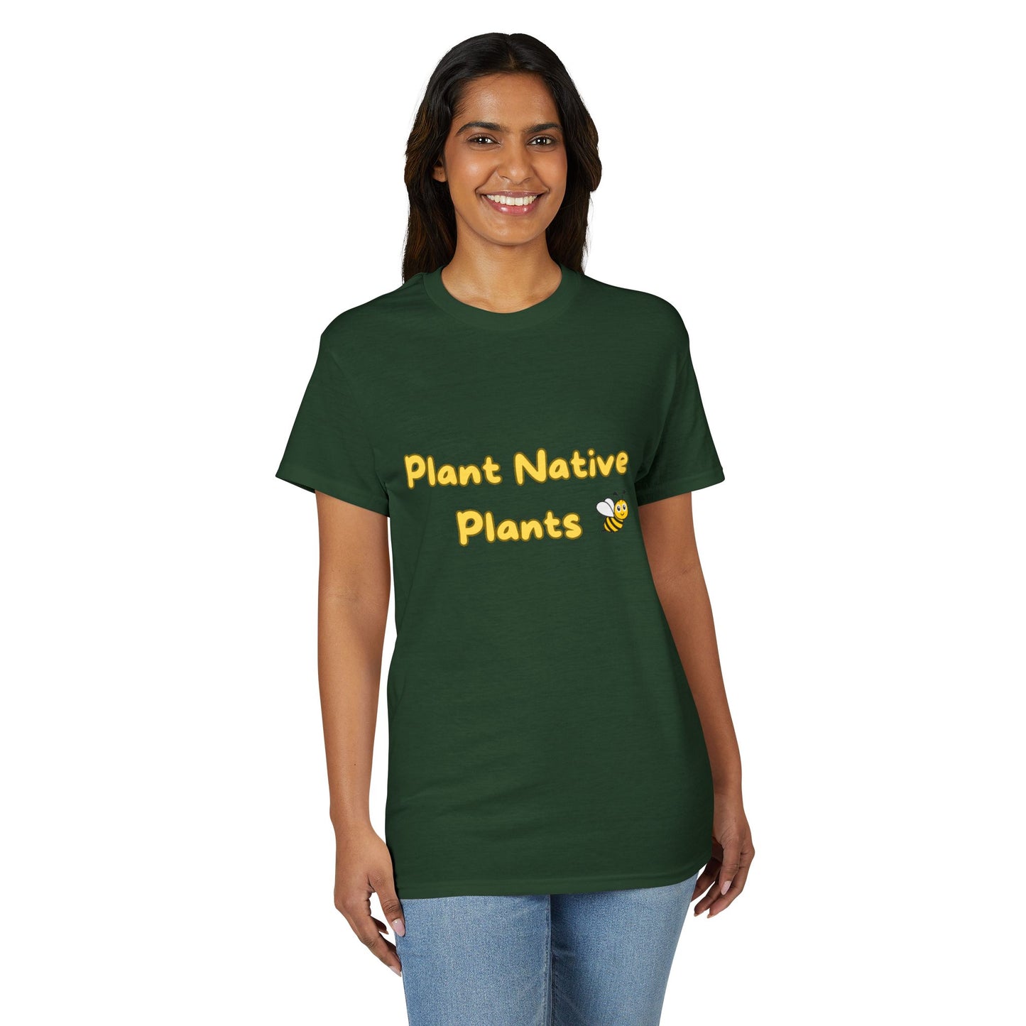 Dry Blend Moisture Wicking Tee Plant Native Plants w/EMNP Logo