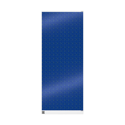 Wrapping Paper, Juniper Berry - Dk Blue