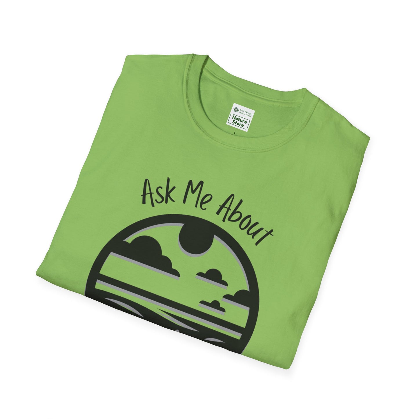 Tshirt Ask Me About My Prairie — Casual Cotton Tee for Prairie Lovers