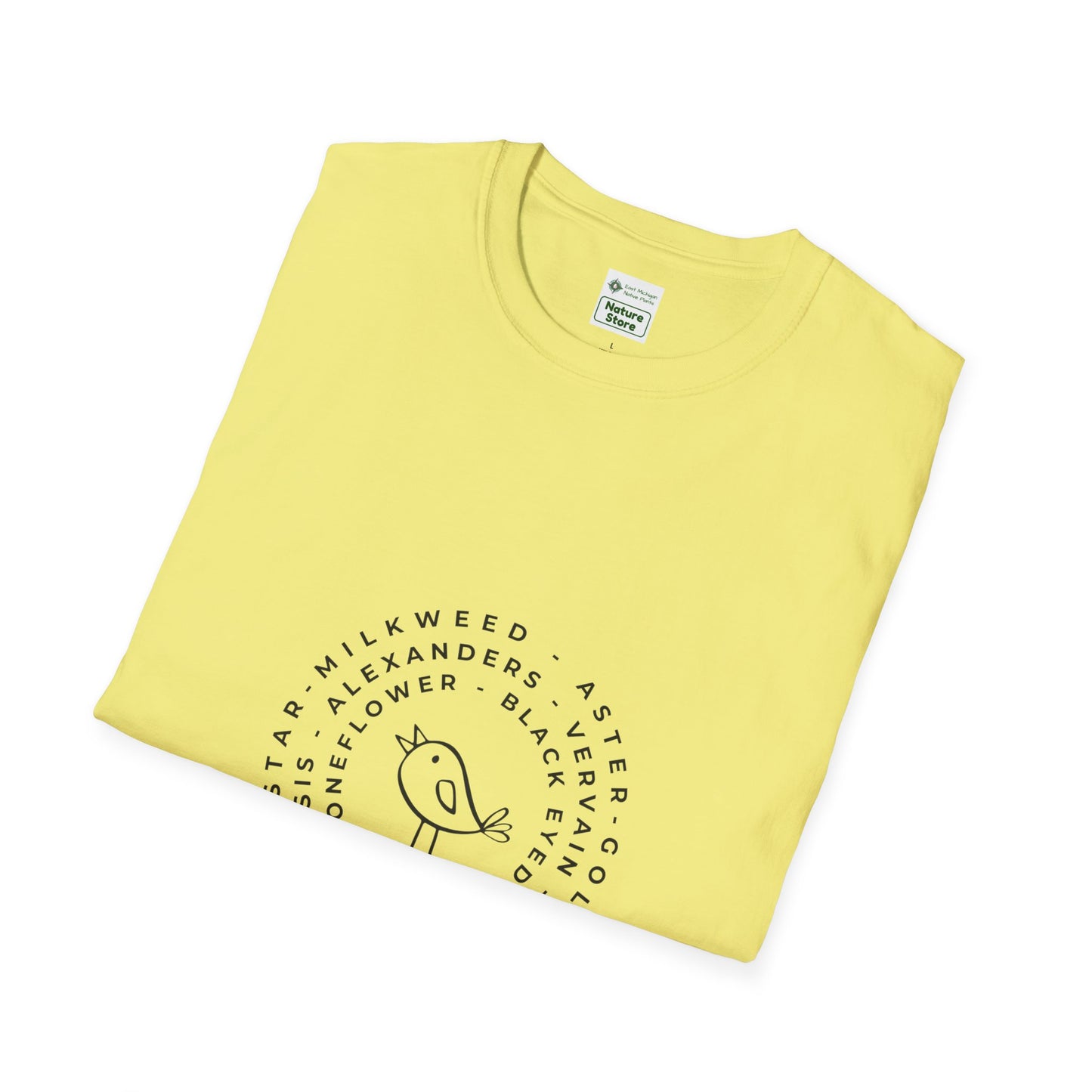 T-Shirt Unisex Softstyle, Native Plants & Birds