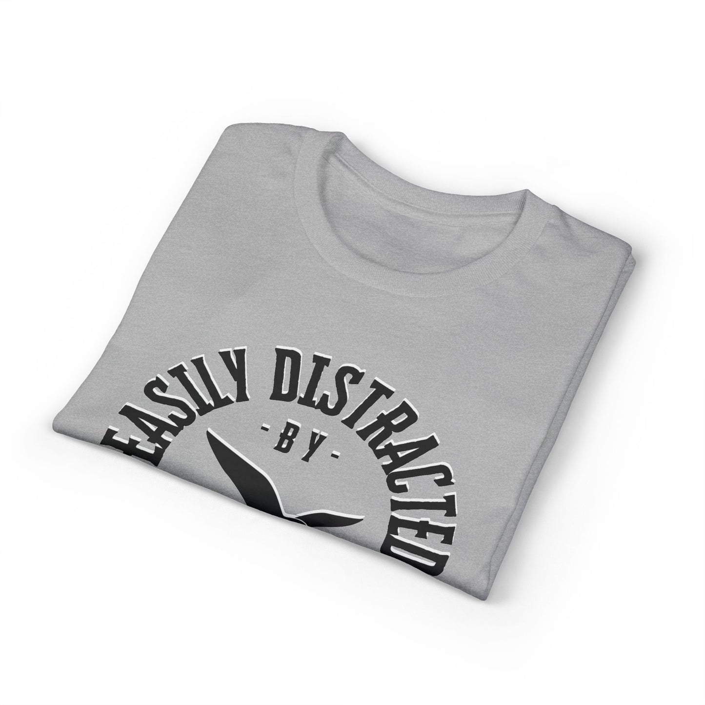 Dry Blend Moisture Wicking Tee "Distracted By Birds" plus EMNP Logo