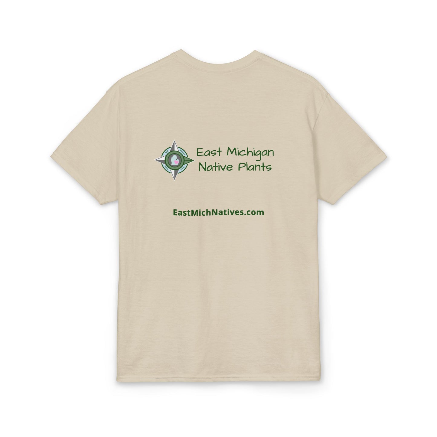 Dry Blend Moisture Wicking Tee Summer Garden w/EMNP Logo on back
