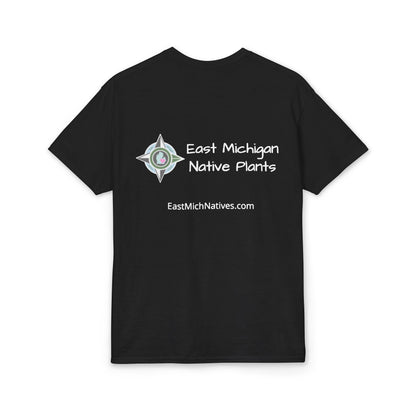 Dry Blend Moisture Wicking Tee Native Plants & Butterfly w/EMNP Logo