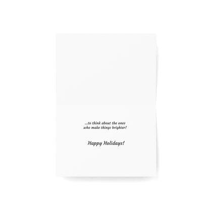 Holiday Cards, Pine Cones (1, 10, 30, and 50pcs)