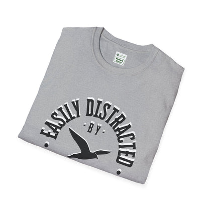 EastMichNatives T-Shirt, Distracted by Birds, Soaring