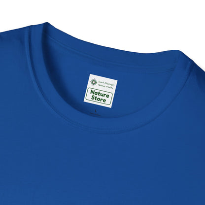 T-Shirt Unisex Softstyle, Native Plants & Butterflies w/EMNP logo
