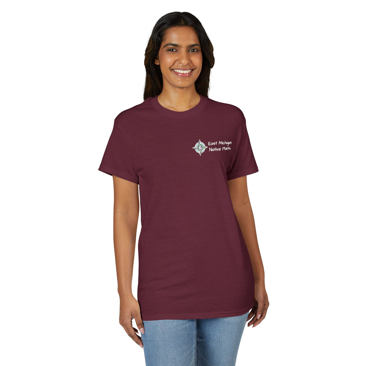 EastMichNatives DryBlend T-Shirt — EMNP Logo Tee for Native Gardeners & Plant Enthusiasts