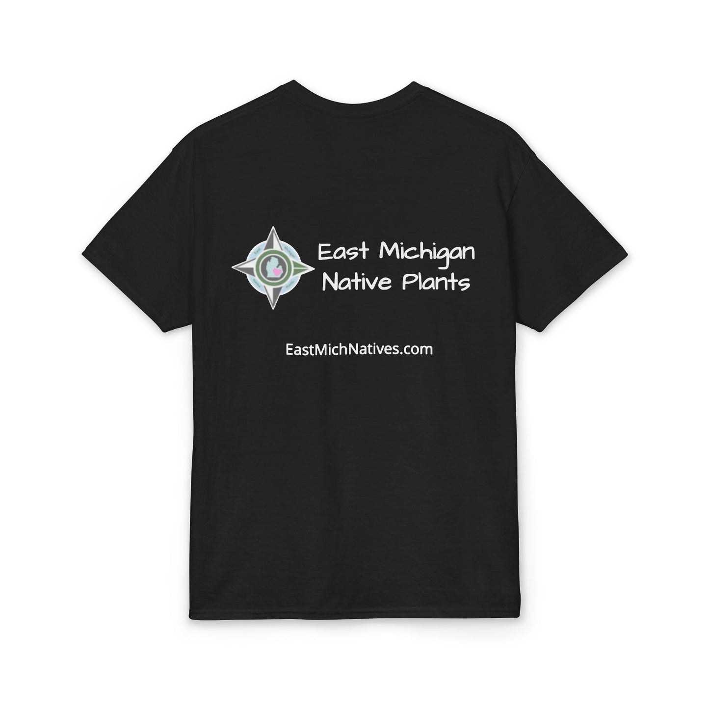 Dry Blend Moisture Wicking Tee Summer Garden w/EMNP Logo on back