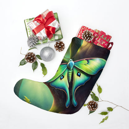 Christmas Stockings, Oak & Luna Moth